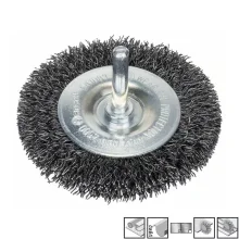 Escova de Aco Inox Circular com Haste FIO 0,30MM 75X8MM Bosch 2608622007
