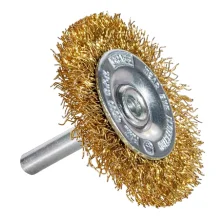 Escova de Aco Latonado Circular com Haste FIO 0,30MM 50X8MM Graff 5710007