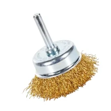 Escova de Aco Latonado Copo com Haste FIO 0,30MM 50MM Graff 5710009