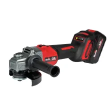 Esmerilhadeira Angular a Bateria 18V Brushless com Maleta Carregador 1 Bateria 4AH 5" Bivolt Toyama TBT18AG5-K