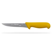 Faca de Desossa Reta Larga Profissional Cabo Amarelo INOX 6" Starrett BKY103-6