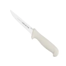 Faca de Desossa Reta Larga Profissional Cabo Branco INOX 6" Mundial 5515-6