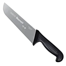 Faca de Refile Aereo Reta Larga Profissional Cabo Preto INOX 8" Starrett BKB203-8