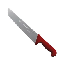Faca de Refile Aereo Reta Larga Profissional Cabo Vermelho INOX 12" Starrett BKR203-12