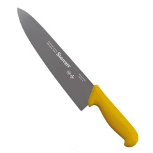 Faca de Refile de Mesa Triangular Larga Profissional Cabo Amarelo INOX 10" Starrett BKY301-10