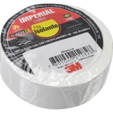 Fita Isolante Branca 18MMX20M 3m IMPERIAL