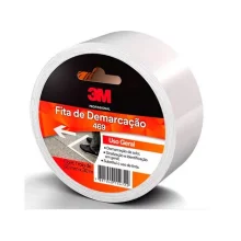 Fita para Demarcacao de Solo Branca USO Geral 50MMX30M 3m 469