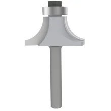 Fresa Cantoneira com Rolamento Raio 12,5 Para Tupia Manual MD 12,7X37,7 H1/4 Radix 1974120.02