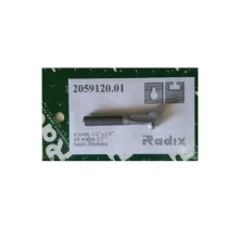 Fresa Malheteira para Tupia Manual Abertura de Encaixe-Suporte para Gancho MD 1/4X1/2" H6 Radix 2059120.01