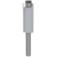 Fresa Paralela 2 Cortes Com Rolamento para Tupia Manual MD 1/2X15MM H1/4 Radix 1712715.02