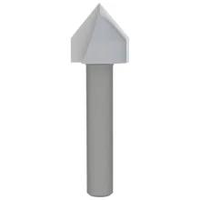 Fresa Ranhura Em V Para Tupia Manual MD 9/16X13MM H6 Radix 2059070.01