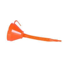 Funil Reto Em Polietileno Laranja Com Extensao Flexivel 160MM/1,3L Bremen 2110