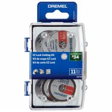 Jogo Acessorios para Micro Retifica 11 Pecas Para Cortar Dremel EZ728