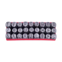 Jogo Alfabeto de Aco 27 Pecas 6MM Rocast 600017