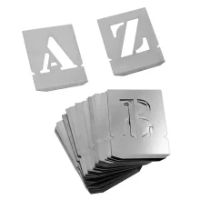 Jogo Alfabeto de Chapa 27 Pecas 35MM Rex 120