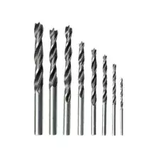 Jogo Broca 3 Pontas para Madeira 8pcs 3A10MM Sparta 7021255