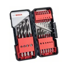 Jogo Broca Haste Paralela 18 Pecas Point TEQ DIN 338 HSS 1A10MM Bosch 2608577350