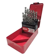 Jogo Broca Haste Paralela 19 Pecas DIN 338 HSS 1A10MM Rocast 50160