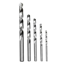 Jogo Broca Haste Paralela 5 Pecas DIN 338 HSS 3A8MM Rocast 50164