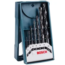 Jogo Broca Haste Paralela 7 Pecas DIN 338 HSS 2A10MM Bosch 2607017508