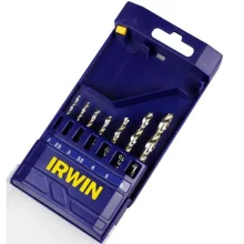 Jogo Broca Haste Paralela 7pcs DIN 338 HSS 2A6MM Irwin 1865309