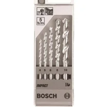 Jogo Broca de Widia Concreto 5pcs 4A10MM Bosch 2608590090