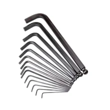 Jogo Chave Allen Ponta Bola Longa 14pcs CRV 1/16A9/16" Gedore 42KL14P