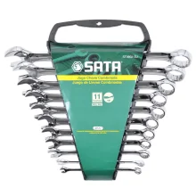 Jogo Chave Combinada 15 Graus 11pcs CRV 1/4A7/8" Sata ST09021SJ