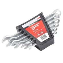 Jogo Chave Combinada 15 Graus 6pcs CRV 6A17MM Mtx 154029