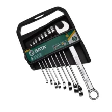 Jogo Chave Combinada 9pcs CRV 1/4A3/4" Sata ST08044G