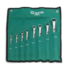 Jogo Chave Estria 8 Pecas CRV 6A23MM Sata ST08004SJ