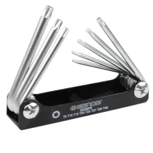 Jogo Chave Torx Canivete 8pcs CRV T9AT40 King Tony 20308PR