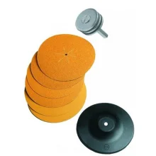 Jogo Disco de Lixa Madeira 8pcs Disco Borracha Haste Adaptadora e 6 Discos G50/80/120 Bosch 2608620748
