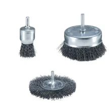 Jogo Escovas de Aco 3 Pecas Copo Pincel e Circular com Haste Makita D-66070