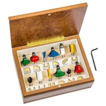 Jogo Fresa para Tupia Manual 12 Pecas Haste 6MM MD Makita A87921