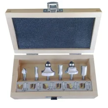 Jogo Fresa para Tupia Manual 6 Pecas Haste 1/4" MD Makita D53578