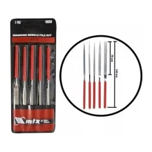 Jogo Lima Agulha Diamantada 5 Pecas 140MM Mtx 158339