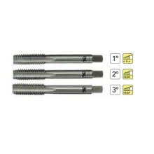 Jogo Macho Manual Bsw 3 Pecas Perfil Seriado HSS 3/8X16F Osg 100C