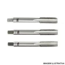 Jogo Macho Manual Mg 3 Pecas Perfil Seriado HSS 7X1MM Osg 101