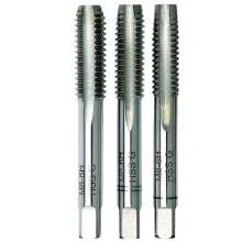 Jogo Macho Manual Unc 3 Pecas HSS 7/16X14F Rocast 220029