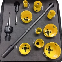 Jogo Serra Copo Deep Cut 13 Pecas Para Encanador e Eletricista BI 19A64MM Starrett KDC09041S