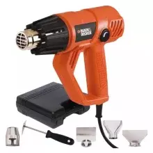 Soprador Termico Com Maleta e 5 Acessorios 50-600 GR 110V 1800W Black Decker HG2000KBR