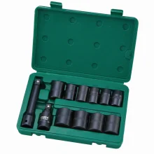 Jogo Soquete 1/2" de Impacto 12pcs 7/16-1" Sata ST09008SJ