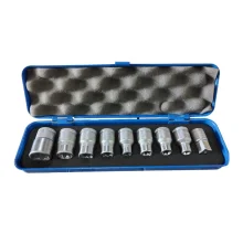 Jogo Soquete 1/2" E-Torx 9pcs CRV E10-E24 Gedore TX19 E-09