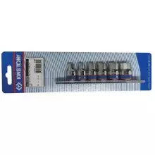 Jogo Soquete 3/8" E-Torx 6pcs CRV E8-E18 King Tony 3106PR