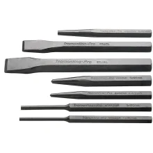 Jogo Talhadeiras Puncoes e Saca Pinos 7pcs CRV Tramontina Pro 44473/207