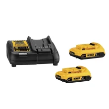 Kit 2 Baterias com Carregador 2AH 20V Bivolt Dewalt DCB203C2-BR