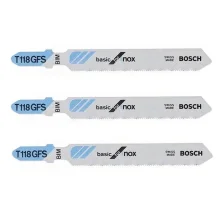 Lamina Tico Tico Encaixe Bosch 3pcs Para Inox MD 51MM Bosch T118GFS