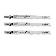 Lamina Tico Tico Encaixe Unico 3pcs Para Madeira 91MM Bosch T234X