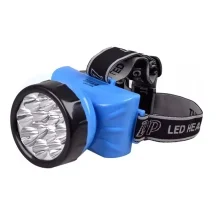 Lanterna de Led Recarregavel para Cabeca Com 12 Leds 85 LUMENS Bivolt Cazarini 722B